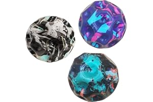 TKGEOUE 3PCS Palline da salto astronomiche,Palline spaziali con rimbalzo super alto, Palline lunari, Palline in gomma per salti alti, Palline da salto per bambini.（Colore casuale）