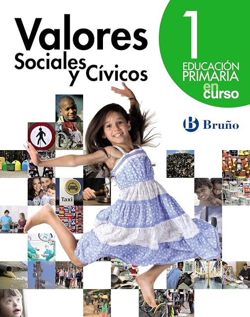 Portada de En curso Valores sociales y cívicos 1 Primaria