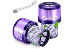 SupRovare 2 filtros para Dyson V11 V15, lavable filtro de repuesto para Dyson V11 Torque Drive V11 Animal V11 Complete V11 Extra V15 Detect V15s Detect Aspiradora
