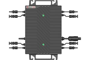 PAKET AG Mini Wechselrichter Paket.ag HSEU 2000D, 2000 W für Balkonkraftwerke. WiFi, APP, Drosselbar, Schuko Kabel 5m. 12 Jahre Garantie. 1500 Stunden unter Wasser getestet.