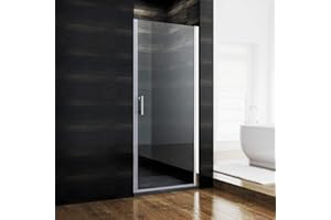 SONNI Drzwi prysznicowe 90 cm drzwi wnękowe prysznic szkło nano kabina prysznicowa drzwi wahadłowe prysznic ścianka prysznicowa ścianka prysznicowa ścianka prysznicowa