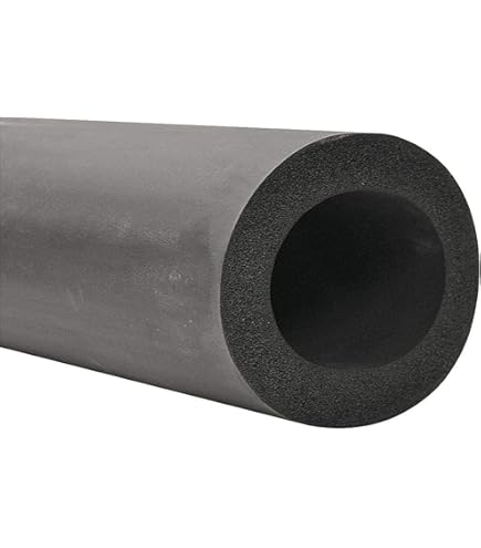 Pipe Insulation Foam Tube, 48mm ID 20mm Thick 6.6Ft Pipe Cover Wrap Roll [ Black