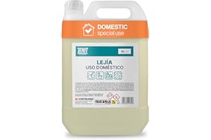 Hostelpak | 5 l | Lejía Doméstica con 4% de Cloro Activo | Solución de Limpieza Multiusos para Hogar | Uso doméstico