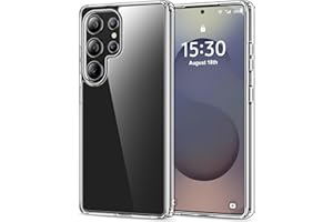 HOOMIL Crystal Clear Hülle für Samsung Galaxy S25 Ultra, Anti Gelb Durchsichtig Handyhülle Stoßfest Schutzhülle - Transparent