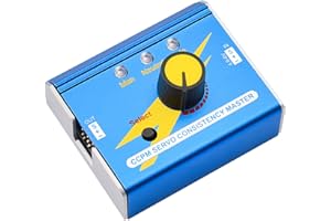 Diymore 3CH Digital Servo Tester DC 4.8V-6V RC Caja de aluminio Servocontrolador multifunción CCPM Prueba para ESCs Servo Motor