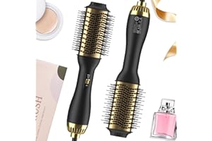 ‎TQQ TQQ Warmluftbürste Rundbürstenföhn, Föhnbürste, Hairstyler Fönbürste in Einem, Aktualisiert 4-in-1 One-Step Haartrockner und Volumiser Für Alle Haartypen