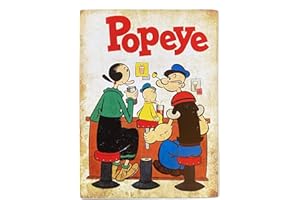 CUCUBA Kustom Art Calamita (magnete) Serie Surfing Vintage per Frigorifero/Garage/Bar Stampa su Legno 10x6 cm