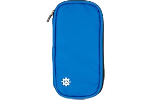 Lumiere & Co. Portafoglio da bicicletta impermeabile | borsa da ciclismo per maglia | portafoglio per ciclisti professionisti | tasca per cellulare con tasche con cerniera, Blu, m, Portafoglio da