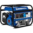 EBERTH 1000 Watt Generatore di corrente portatile Gruppo elettrogeno 3 CV Motore a benzina 4T, Monofase 1x 230V, 1x 12V, volt