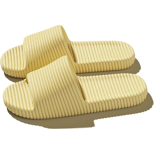 APIKA Pantofole Antiscivolo per Donna E Uomo Uso Interno Uso Esterno Suola in Schiuma Morbida di Sandalo da Bagno Scarpe da Piscina Casa Home Slide(Rosa,38/39 EU