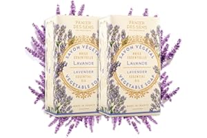 Panier des Sens - Sapone Solido – Sapone Mani & Corpo alla Lavanda - Con Olio d'Oliva - Cura per Donne e Uomini - Naturale con il 97% di Ingredienti Naturali – 2x150g