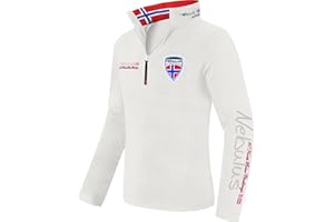 Nebulus Herren Pullover SKANDINAVIA, Warmer Fleecepullover, Pulli aus Fleece mit Half Zip Reißverschluss