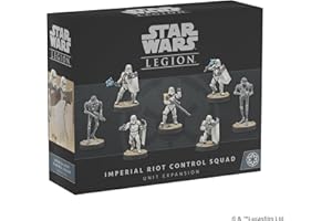 ASMODEE Atomic Mass Games Star Wars: Legion Imperial Riot Control Squad Unit Expansion - Maintain Order! Tabletop Miniatures Strategy Game, Ages 14+, 2 Players, 3 Hour Playtime, Made