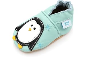 Dotty Fish Scarpe Pelle, Unisex-Bambini e Ragazzi, Medium