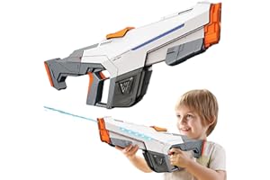 MEYUXG Pistola ad Acqua Elettrica, Fucile ad Acqua Elettrico Potente per bambini adulti, con Assorbimento Automatico, Capacità 610 ml, Pistola Acqua per piscina, feste, spiaggia all'aperto