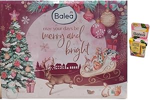 ‎MOUSSEYMOUSSE Balea Adventskalender 2023 - Advent Calendar - Beauty - Kosmetik - MakeUp - Limitiert + Lippen Pflege Peeling Banane 4,8 g. Limitiert