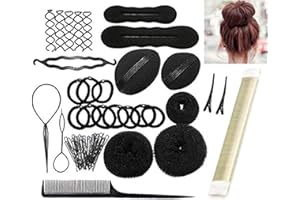 ‎DILARA Frisurhilfe Set mit DEUTSCHER Anleitung - Einfache Frisuren für jeden zum Nachmachen! - Frisur Hilfe Set für lange Haare mit viel Zubehör (Blond)