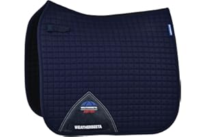 WeatherBeeta Prime Air-Tec Dressage Saddle Pad, Navy, Large