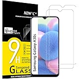 NEW'C 2 Pezzi, Vetro Temperato per Samsung Galaxy A30s, A40s, Pellicola Prottetiva Anti Graffio, Anti-Impronte, Senza Bolle, 