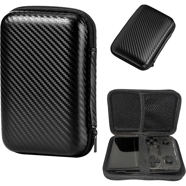 Estuche Rígido De Viaje Para Consola Portátil R36S/R36 PRO/R40S Pro – Bolsa De EVA Con Bolsillo Para Accesorios