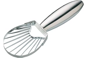 MASTER CLASS KitchenCraft Krajalnica i Szufelka do Awokado MasterClass, 2w1, Stal Nierdzewna, 18 cm - Kolor Srebrny