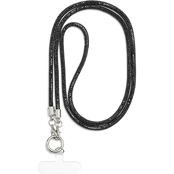 Tookala Glitzer Handykette 120cm - Universal Handyband Mit Patch Für Mädchen