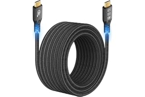 CHENLENIC Kabel USB-C 3.2 Gen 2 20 Gb/s, 4K 60 Hz UHD Video 5 A / 240 W, PD3.1 Kabel szybkiego ładowania z chipem E-Mark, kompatybilny z Thunderbolt 3/4, między innymi do MacBook Pro, Samsung Galaxy, Pixel,