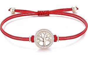 Jrêveinfini Árbol de la Vida Pulsera Mujer Plata de Ley 925 con Caja de Regalo, Regalo Navidad Cumpleaños Mujer Niña, Ajustable 16+3cm