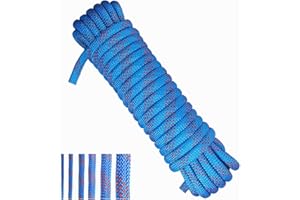 TREAD STAR Treadstar Lina wspinaczkowa, 16 mm, 10 m, wielofunkcyjna, zewnętrzna, ratunkowa, konstrukcja łodzi, kotwiczna, dokująca, holownicza, sprzęt do podnoszenia, bezpieczeństwa