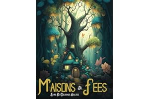 Coloriage Adulte Monde Fantastique: Coloriage Fantasy sur le Merveilleux Monde Feerique avec de Sublimes illustrations de Maisons de Fées