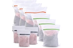 Kaycolin Wäschenetz für Waschmaschine 9 Stück Wäschebeutel Wäschenetze, wäschesack Waschmaschine Laundry Bag, Geeignet für Mäntel, Pullover, Hemden, Socken, Jeans, Plüschtiere usw, Grau,grün