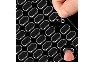 JANYUN Doppelseitige Klebepunkte, 280 Stück 13x8mm Doppelseitige Transparente Klebepads Abnehmbar Selbstklebende Klebepunkte Kleine Doppelseitige Klar Aufkleber für Heim Büro Dekor