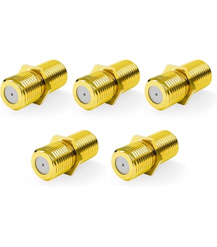 Cavo Coassiale Lokmann 50m Schermato 5 Strati 135dB – Per TV, Satellite, 8K E Internet Via Cavo, Con 10 Connettori F - 2
