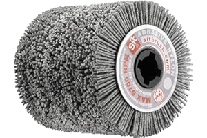 Sit Tecnospazzole 1359 Spazzola per Levigatrice a Filo Ondulato in Nylon Abrasivo-Rsf Fascia Spazzolante 100Mm, 100 mm