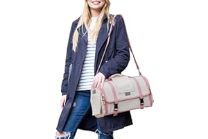 PETCUTE Mochilas para Gatos y Perro, Mochila Transportín Gato Bien Ventilado con Correa de Hombro Ajustable,Mochila Portátil para Mascotas para Perros y Gatos Pequeños para Viajar