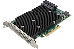 ASHATA LSI SAS 93001 6I 16 Puertos 12Gbps SATA SAS Controlador Tarjeta HBA PCIe 3,0 8X Adaptador de Bus Host para Linux, VMware, Freebsd, etc.