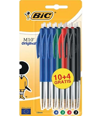 Balpen Bic M10 medium blauw blister à 10 stuks | Balpennen | Schrijfwaren | Schrijven en Hobby Balpen Bic M10 medium blauw blister à 10 stuks | Balpennen | Schrijfwaren | Schrijven en Hobby