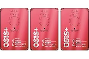 OSIS+ 3 x Schwarzkopf Osis Mess Up Strukturpaste