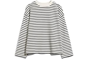 ARMEDANGELS Damen Sweatshirt aus Bio-Baumwolle FRANKAA MAARLEN Stripe Oversized Fit
