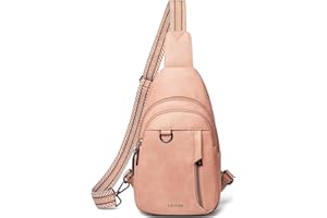 LATMAP Sac bandoulière Femme Homme Petit Sac de Poitrine pour Femme PU Cuir Bum Bag Sac poitrine Avec Bandoulière Réglable Fanny Pack Sac de téléphone