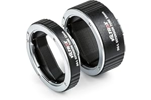 ‎VILTROX VILTROX DG-L Auto Focus AF Macro przedłużacz tuby do obiektywu zestaw pierścieni (12 mm + 24 mm) wsparcie TTL i AE kompatybilne z Leica SL/SL2/T/TL/TL2/Lumix S1/S1R/S1H/Sigma fp L-Mount kamery i obiektyw