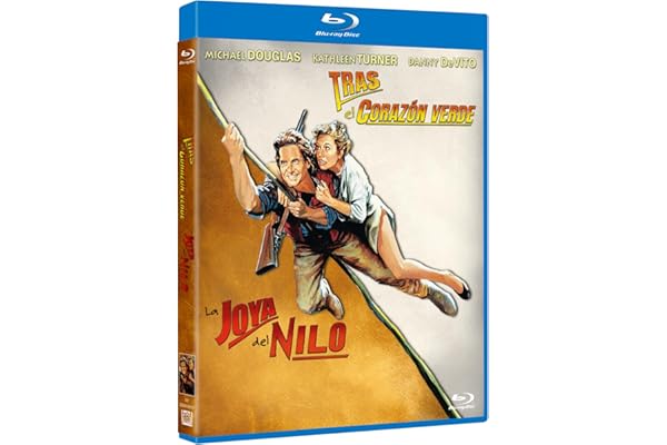 Tras El Corazon Verde (Romancing the Stone) (1984) (Robert Zemeckis) + La Joya del Nilo (The Jewel of the Nile) (1985) (Lewis Teague) - Pack (Blu-ray)