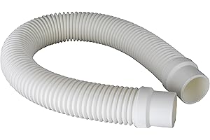 Gre 60218 - Manguera para Depuradora de Arena de Piscina 58 cm Ø38 mm, con 2 Terminales Flotante y Resistente a la Abrasión