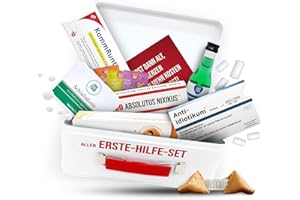 Longfair Geburtstag Geschenk | Aller-Erste Hilfe Set Geschenkbox, witziger Sanikasten | Das Original | Spaßgeschenk (ohne Altersangabe)