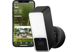 Eve Outdoor Cam - zewnętrzna kamera monitorująca z czujnikiem ruchu, reflektorem, noktowizorem, interkomem, elastyczną instalacją, WiFi, najwyższą ochroną danych dzięki Apple HomeKit Secure Video