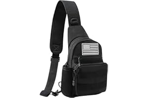Jueachy Sacoche Homme Bandouliere, Sacs à Dos Porté Travers Tactique Militaire Sac à Poitrine Sacoche de Sport Sac à Dos de Voyage pour Homme Femme