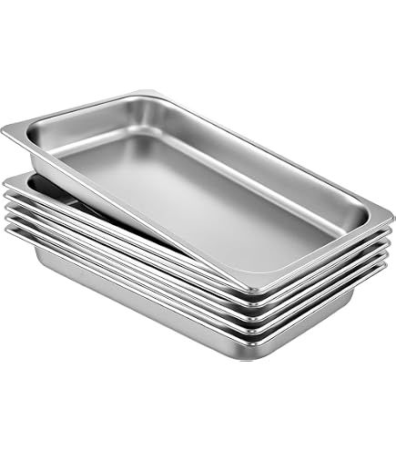 Plateau Gastronorm Inox 1/1 - 530x325x100mm - Professionnel Restauration - Lave-Vaisselle Safe
