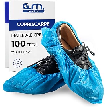 300 Copriscarpe Monouso XL Antiscivolo - 150 Paia Igieniche Per Ospedale/Casa - Foto 2