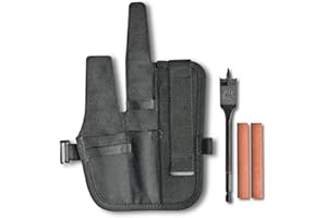 VICTORINOX Set Accessori Coltello Venture Pro Kit, Made in Switzerland, Fodero Multifunzionale con 2 Pietre per affilare e Trapano Piatto da 2 cm, Nero