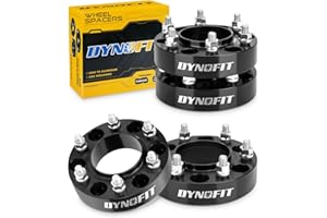 dynofit 6x5.5 Forged 1.5inch Hubcentric Wheel Spacer for 2019-2024 Ford Ranger Xlt Lariat Raptor, 6x139.7 Tire Spacers M12x1.5 Studs 93.1mm Hub Bore for 2021-2024 Ford Bronco(Except Bronco-Sport),4Pcs